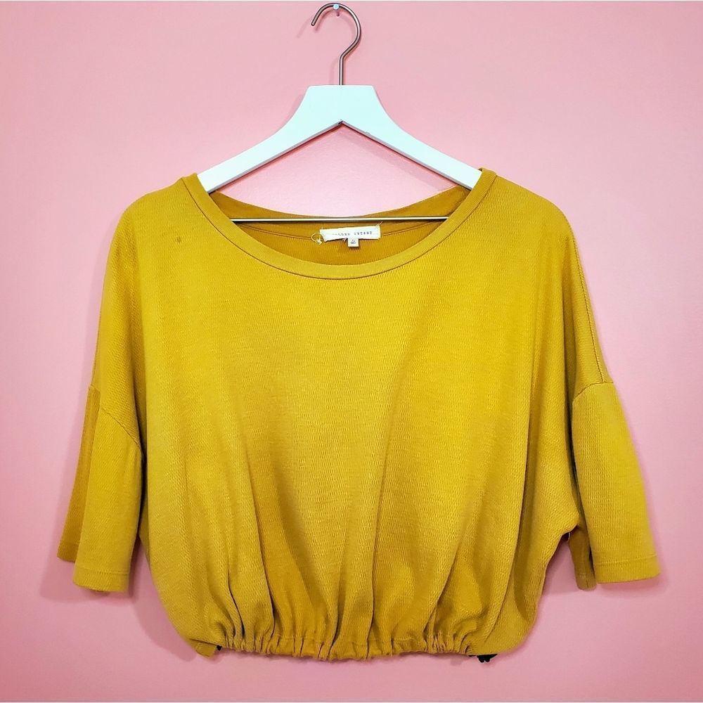 Drawstring Sinched Boxy and Flowy Crop Top